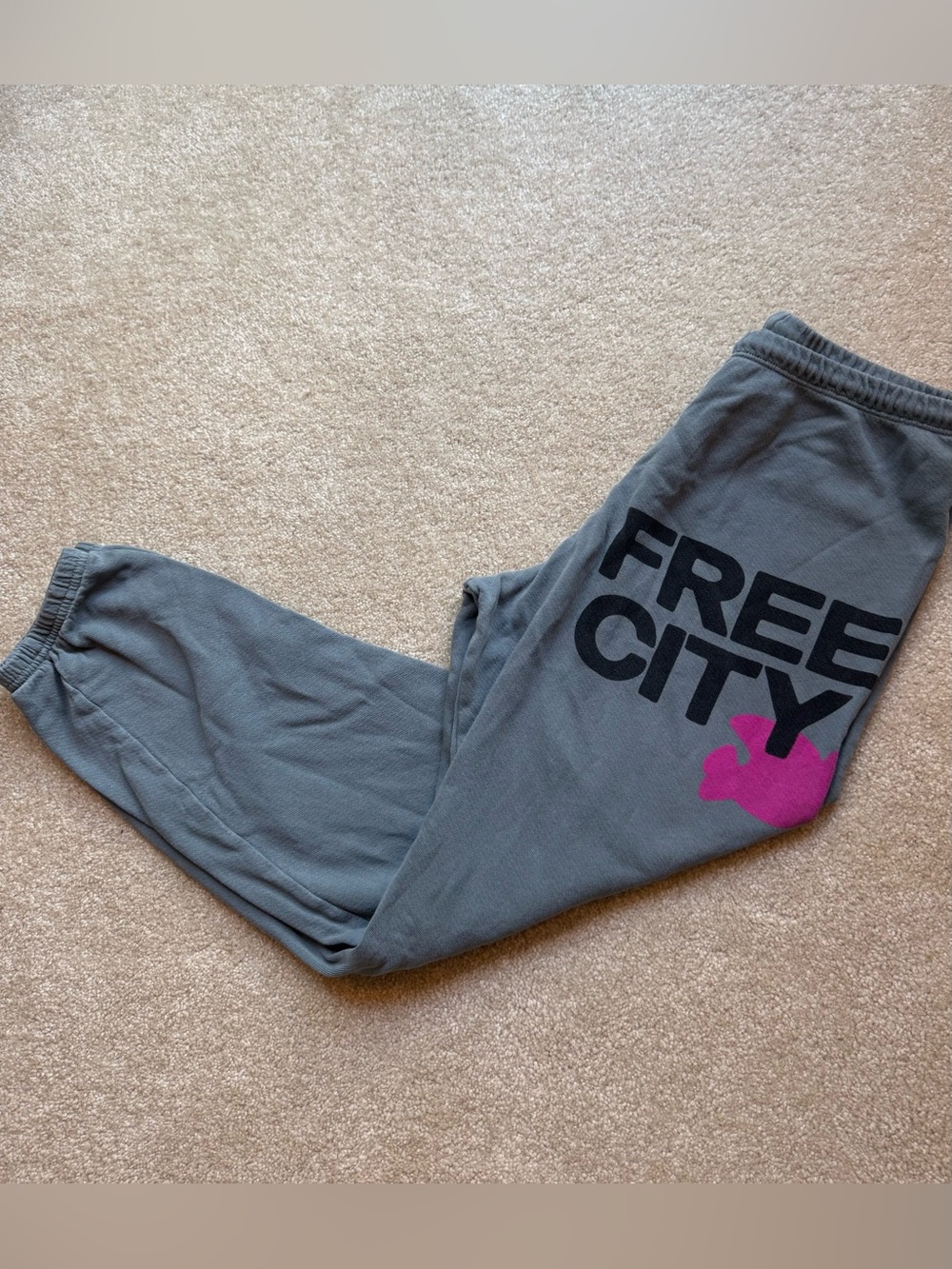 Women’s Pink and Grey Freecity Joggers